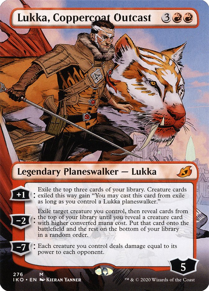 Lukka, Coppercoat Outcast (Borderless) [Ikoria: Lair of Behemoths] | Red Riot Games CA