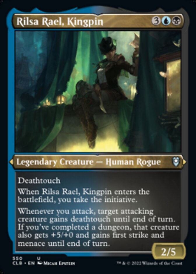 Rilsa Rael, Kingpin (Foil Etched) [Commander Legends: Battle for Baldur's Gate] | Red Riot Games CA