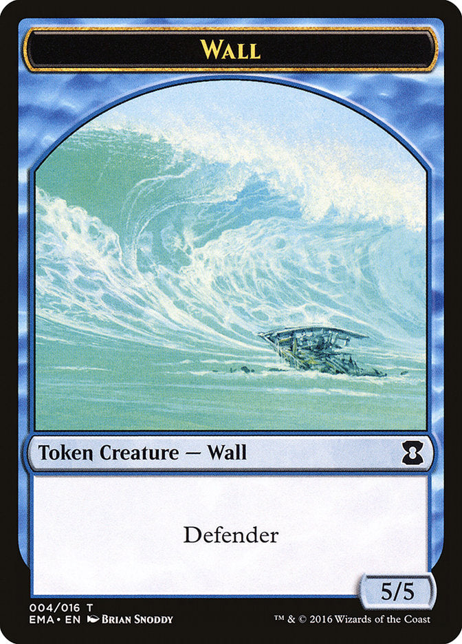 Wall Token [Eternal Masters Tokens] | Red Riot Games CA