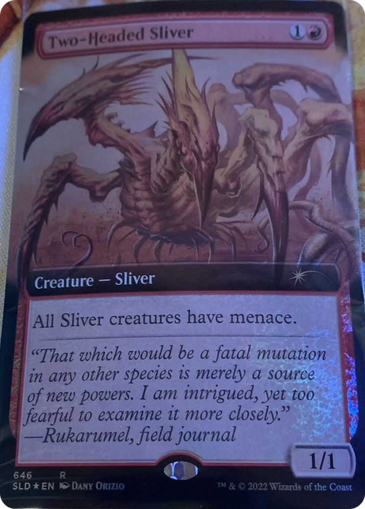 Two-Headed Sliver (Extended Art) [Secret Lair Drop Promos] | Red Riot Games CA