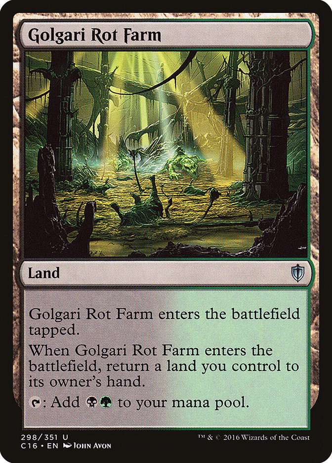 Golgari Rot Farm [Commander 2016] | Red Riot Games CA