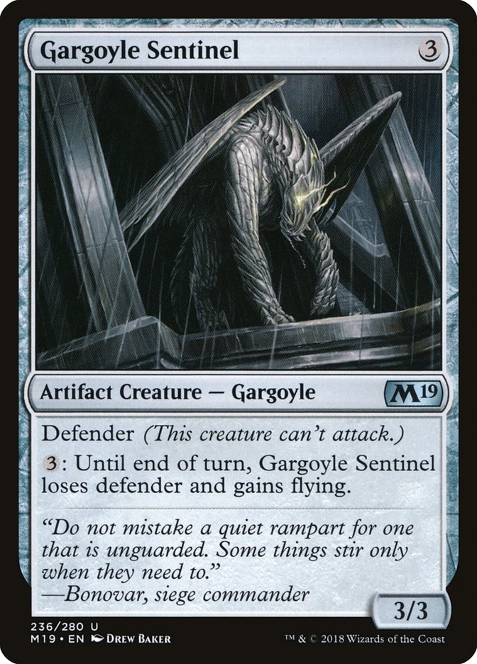 Gargoyle Sentinel [Core Set 2019] | Red Riot Games CA