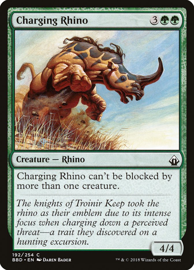 Charging Rhino [Battlebond] | Red Riot Games CA