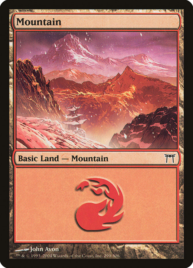 Mountain (299) [Champions of Kamigawa] | Red Riot Games CA