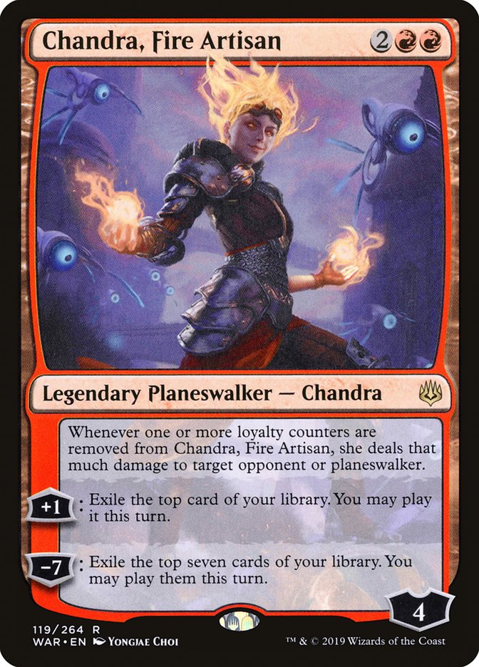 Chandra, Fire Artisan [War of the Spark] | Red Riot Games CA