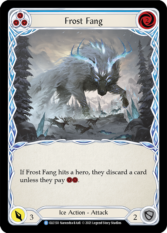Frost Fang (Blue) [ELE150] (Tales of Aria)  1st Edition Normal | Red Riot Games CA