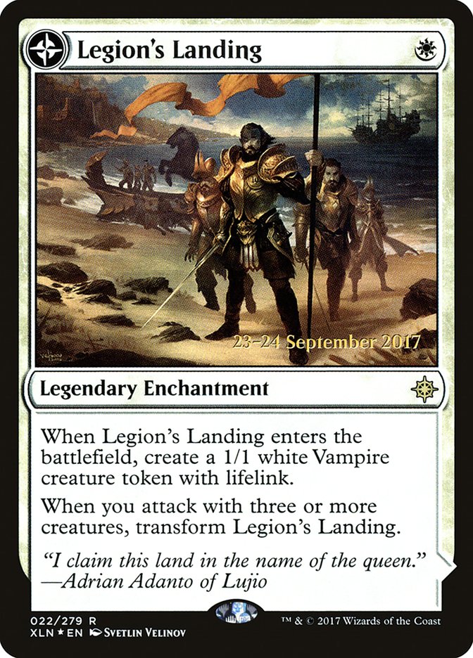 Legion's Landing // Adanto, the First Fort [Ixalan Prerelease Promos] | Red Riot Games CA