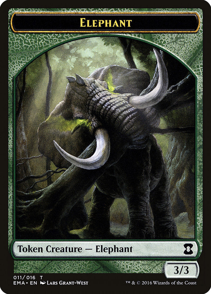Elephant Token [Eternal Masters Tokens] | Red Riot Games CA