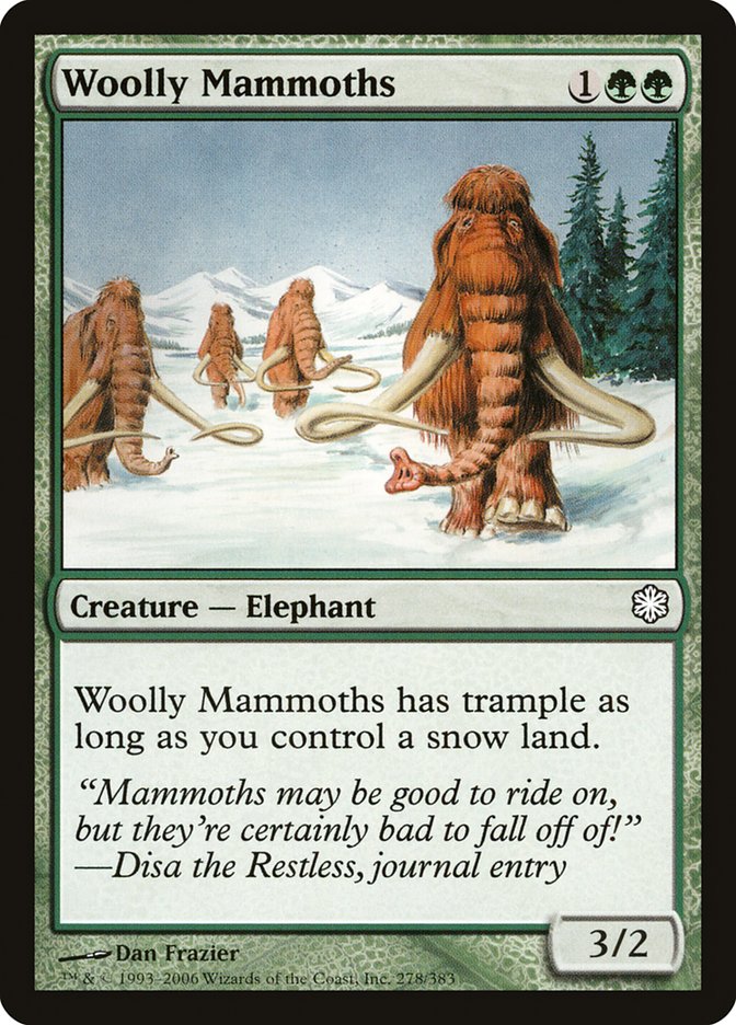 Woolly Mammoths [Coldsnap Theme Decks] | Red Riot Games CA