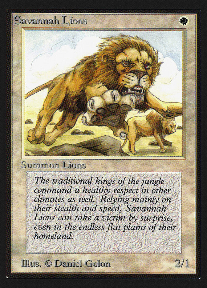 Savannah Lions [Collectors' Edition] | Red Riot Games CA