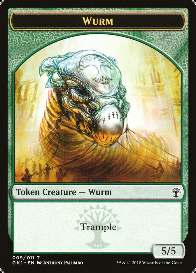 Wurm // Saproling Double-Sided Token [Guilds of Ravnica Guild Kit Tokens] | Red Riot Games CA
