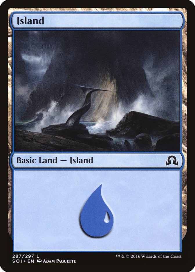 Island (287) [Shadows over Innistrad] | Red Riot Games CA