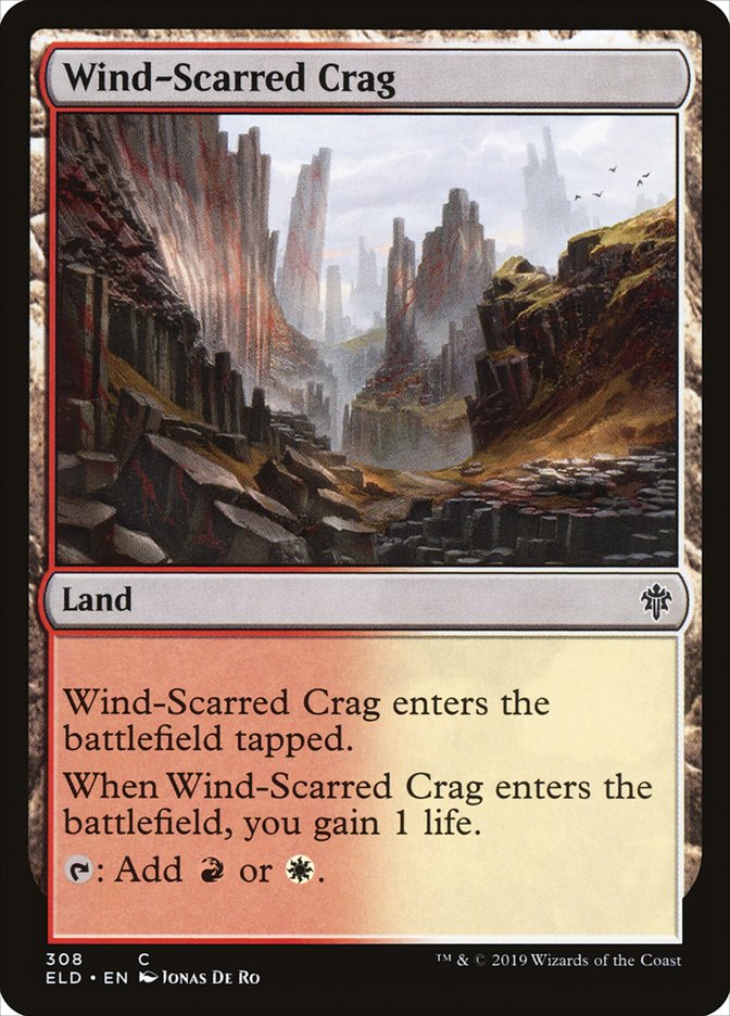 Wind-Scarred Crag [Throne of Eldraine] | Red Riot Games CA