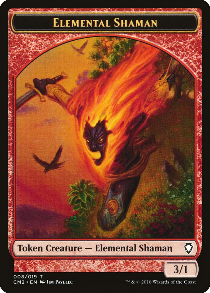 Elemental Shaman Token [Commander Anthology Volume II Tokens] | Red Riot Games CA