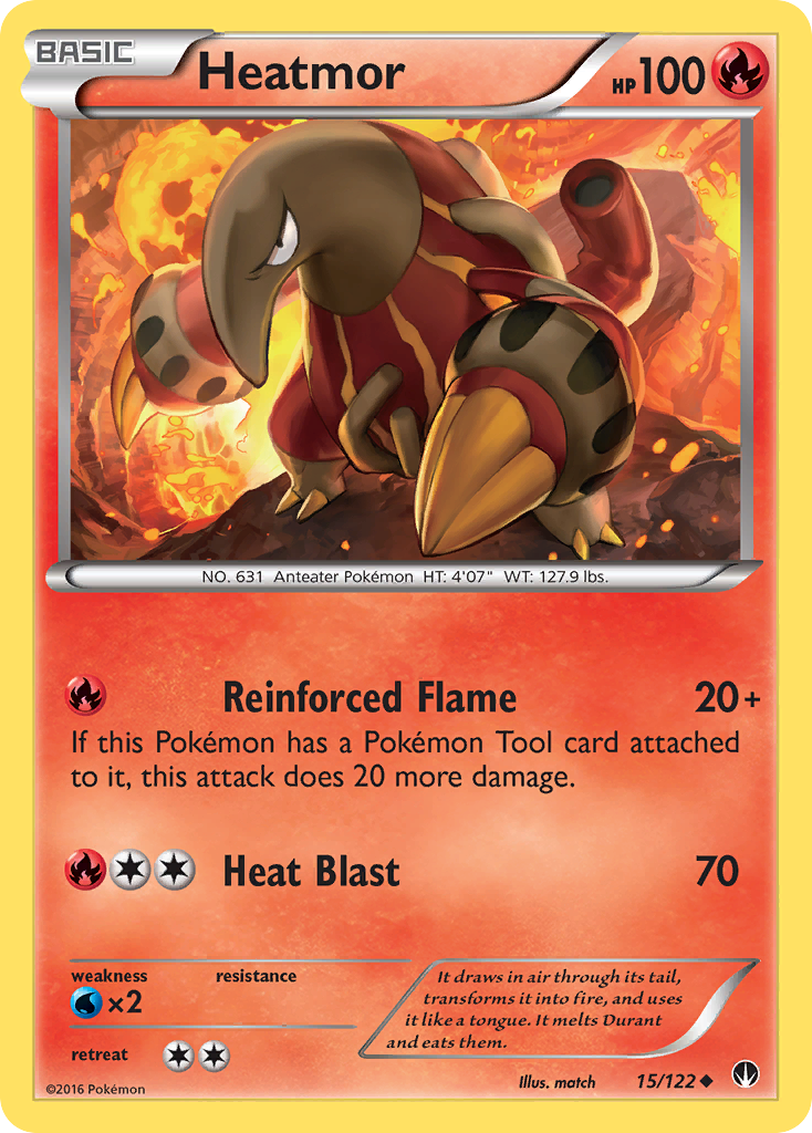 Heatmor (15/122) [XY: BREAKpoint] | Red Riot Games CA