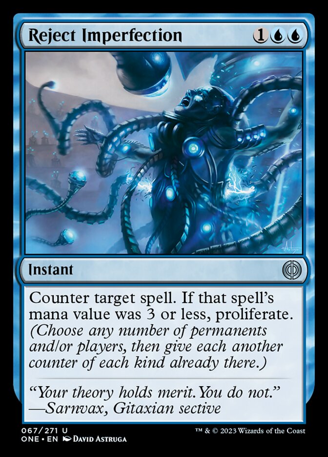 Reject Imperfection [Phyrexia: All Will Be One] | Red Riot Games CA