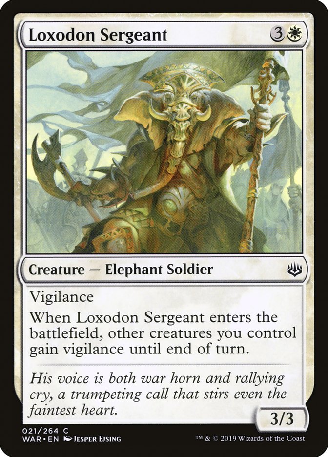 Loxodon Sergeant [War of the Spark] | Red Riot Games CA