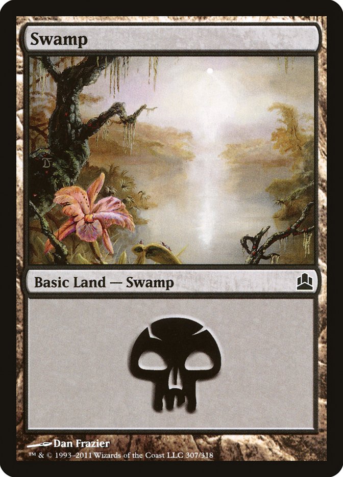 Swamp (307) [Commander 2011] | Red Riot Games CA