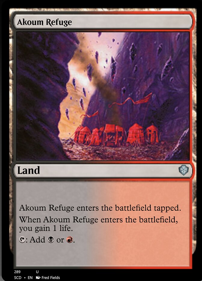 Akoum Refuge [Starter Commander Decks] | Red Riot Games CA