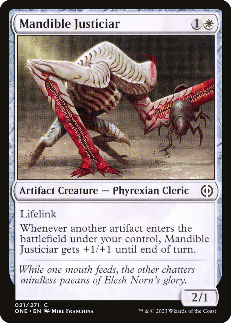 Mandible Justiciar [Phyrexia: All Will Be One] | Red Riot Games CA