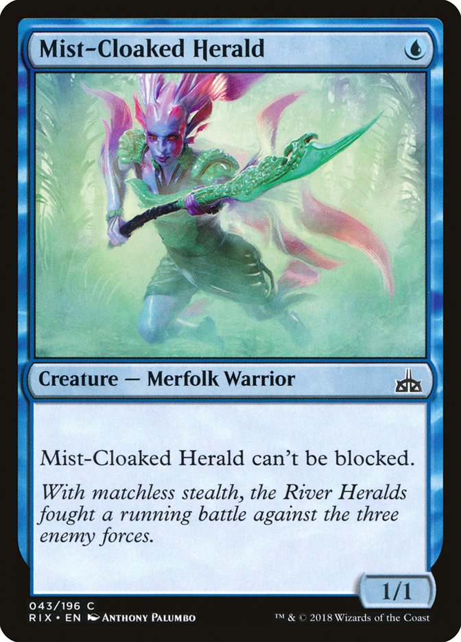 Mist-Cloaked Herald [Rivals of Ixalan] | Red Riot Games CA