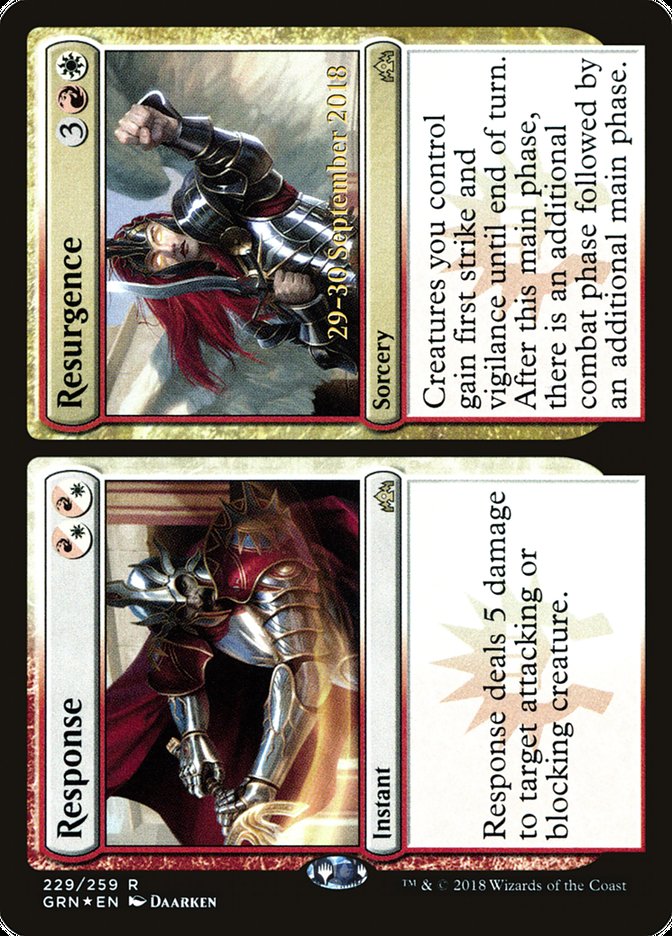Response // Resurgence [Guilds of Ravnica Prerelease Promos] | Red Riot Games CA