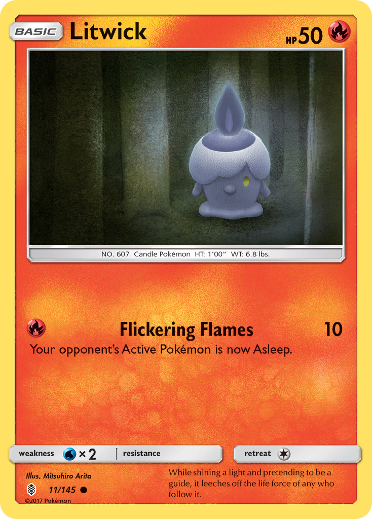 Litwick (11/145) [Sun & Moon: Guardians Rising] | Red Riot Games CA