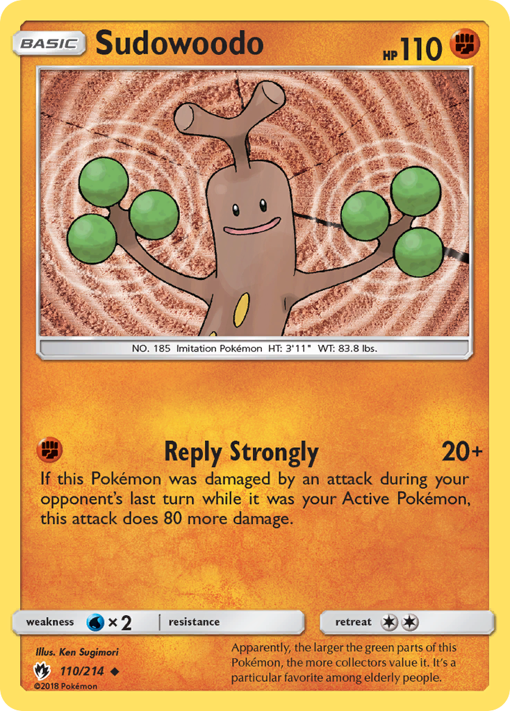 Sudowoodo (110/214) [Sun & Moon: Lost Thunder] | Red Riot Games CA