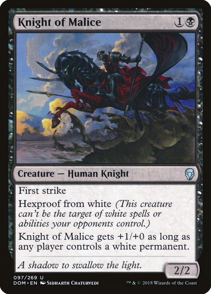 Knight of Malice [Dominaria] | Red Riot Games CA