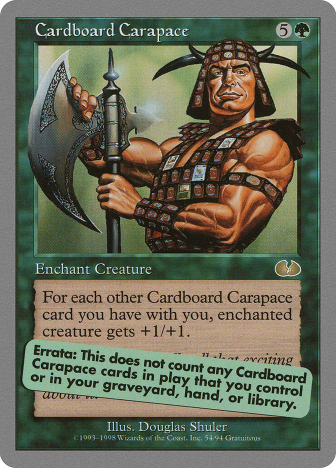 Cardboard Carapace [Unglued] | Red Riot Games CA