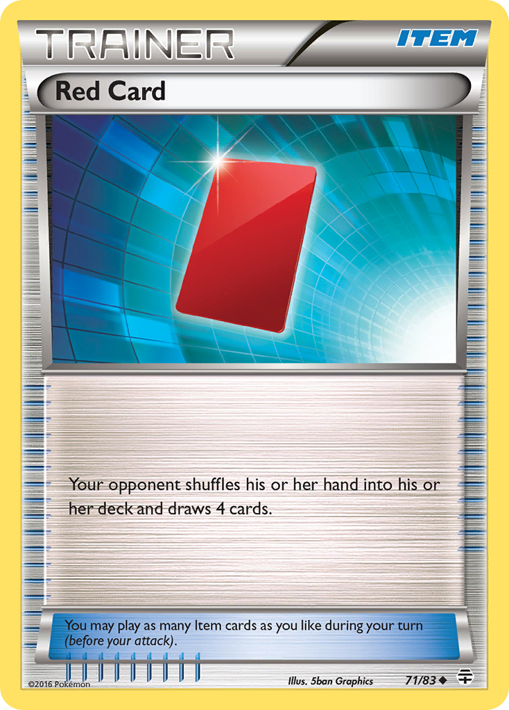 Red Card (71/83) [XY: Generations] | Red Riot Games CA