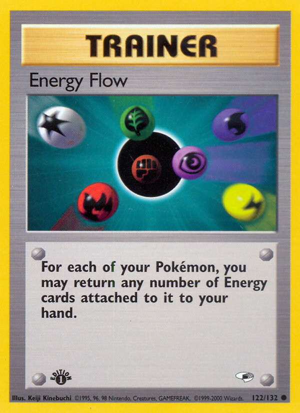 Energy Flow (122/132) [Gym Heroes 1st Edition] | Red Riot Games CA