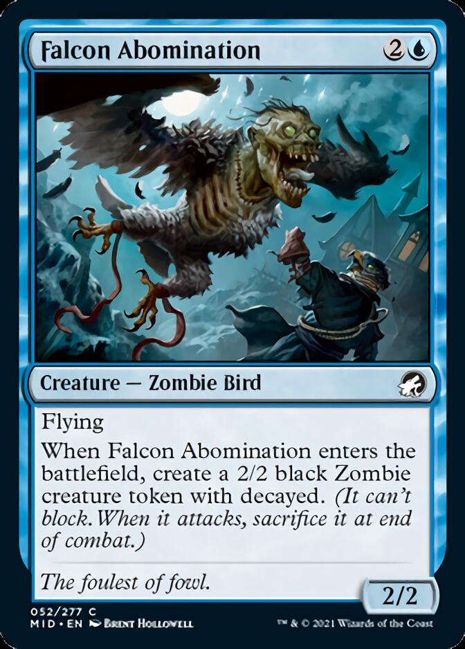 Falcon Abomination [Innistrad: Midnight Hunt] | Red Riot Games CA