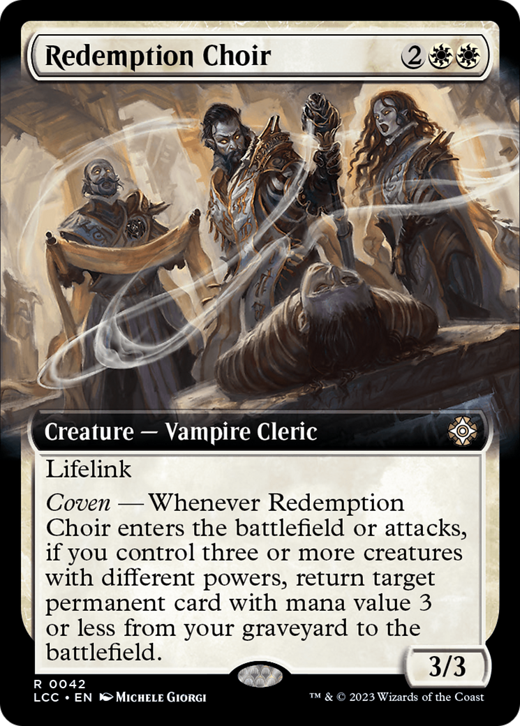 Redemption Choir (Extended Art) [The Lost Caverns of Ixalan Commander] | Red Riot Games CA