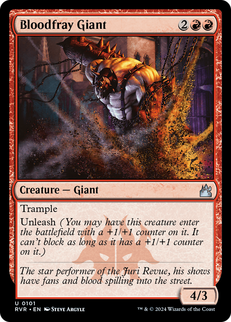 Bloodfray Giant [Ravnica Remastered] | Red Riot Games CA