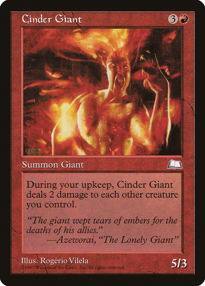 Cinder Giant [Weatherlight] | Red Riot Games CA