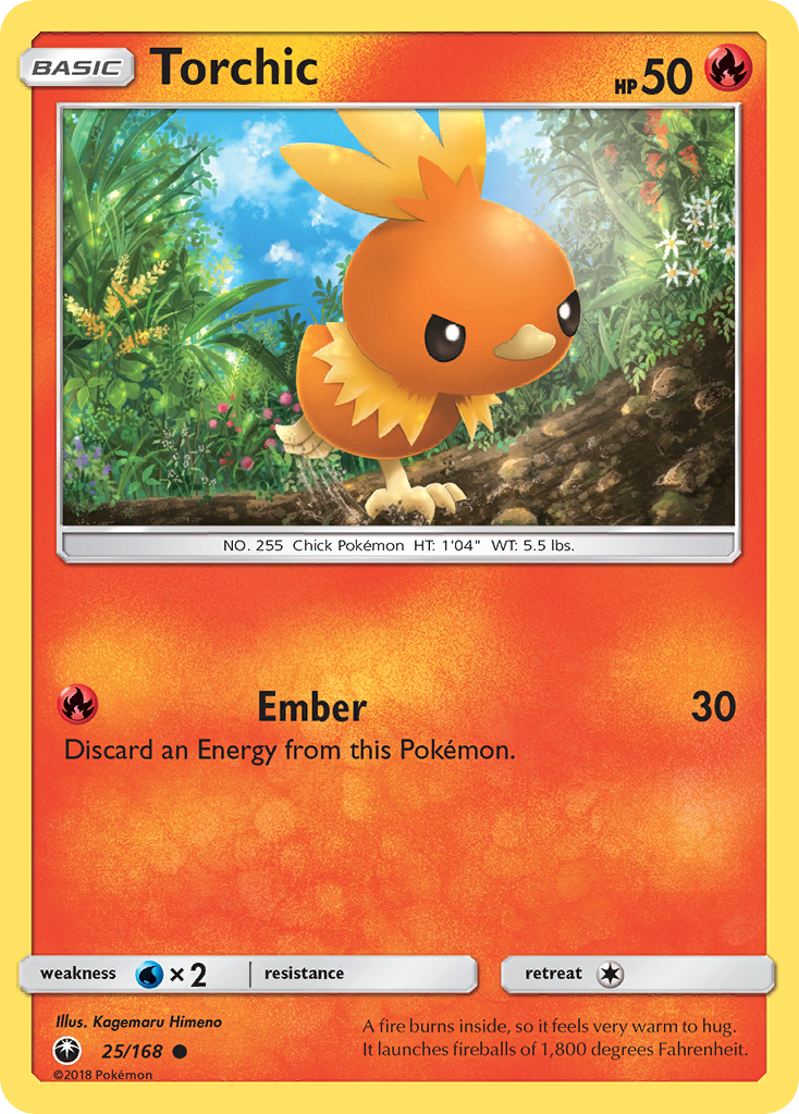 Torchic (25/168) [Sun & Moon: Celestial Storm] | Red Riot Games CA