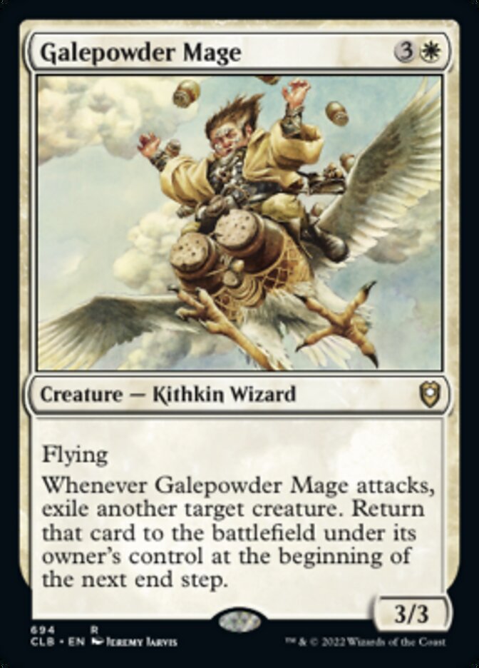 Galepowder Mage [Commander Legends: Battle for Baldur's Gate] | Red Riot Games CA