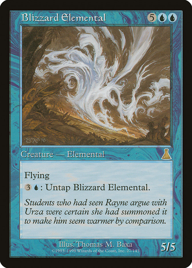 Blizzard Elemental [Urza's Destiny] | Red Riot Games CA
