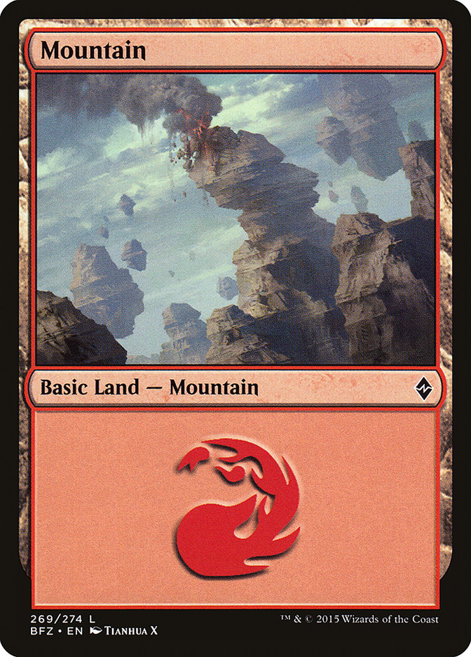 Mountain (269) [Battle for Zendikar] | Red Riot Games CA