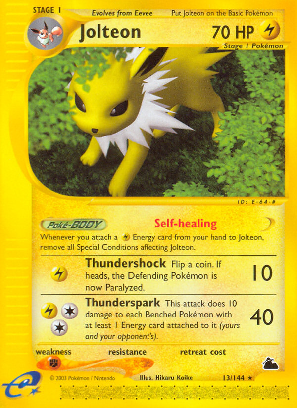 Jolteon (13/144) [Skyridge] | Red Riot Games CA