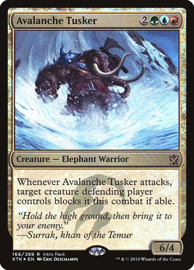Avalanche Tusker (Intro Pack) [Khans of Tarkir Promos] | Red Riot Games CA