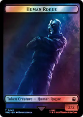 Human Rogue // Cyberman Double-Sided Token (Surge Foil) [Doctor Who Tokens] | Red Riot Games CA