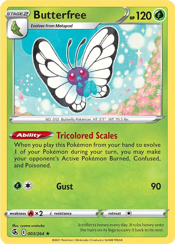 Butterfree (003/264) [Sword & Shield: Fusion Strike] | Red Riot Games CA