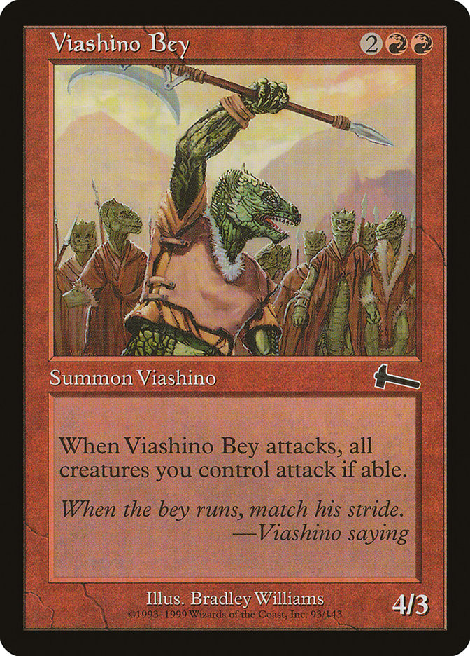 Viashino Bey [Urza's Legacy] | Red Riot Games CA