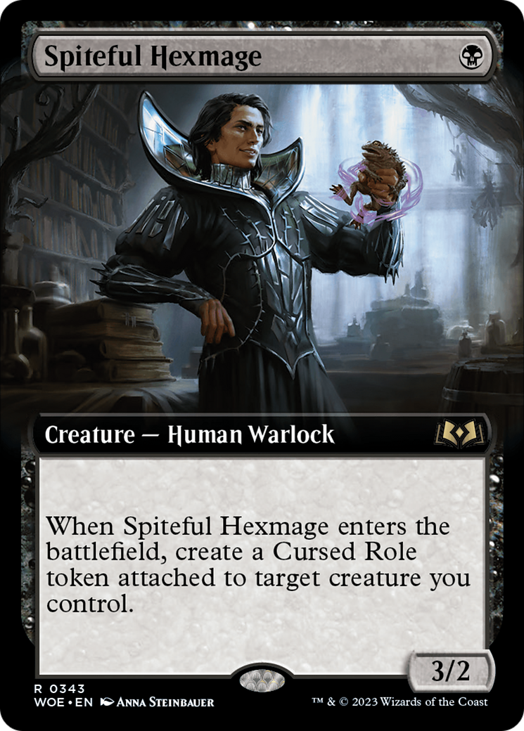 Spiteful Hexmage (Extended Art) [Wilds of Eldraine] | Red Riot Games CA