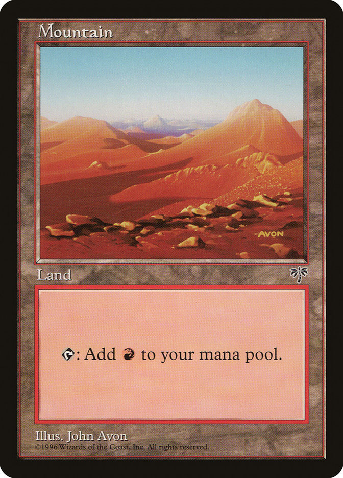 Mountain (Yellow Signature) [Mirage] | Red Riot Games CA