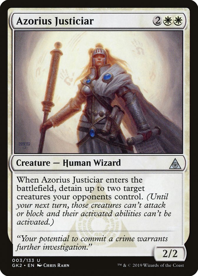 Azorius Justiciar [Ravnica Allegiance Guild Kit] | Red Riot Games CA