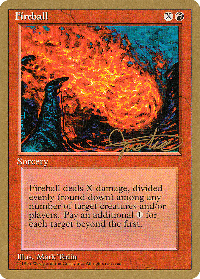 Fireball (Mark Justice) [Pro Tour Collector Set] | Red Riot Games CA