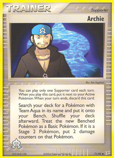 Archie (71/95) [EX: Team Magma vs Team Aqua] | Red Riot Games CA
